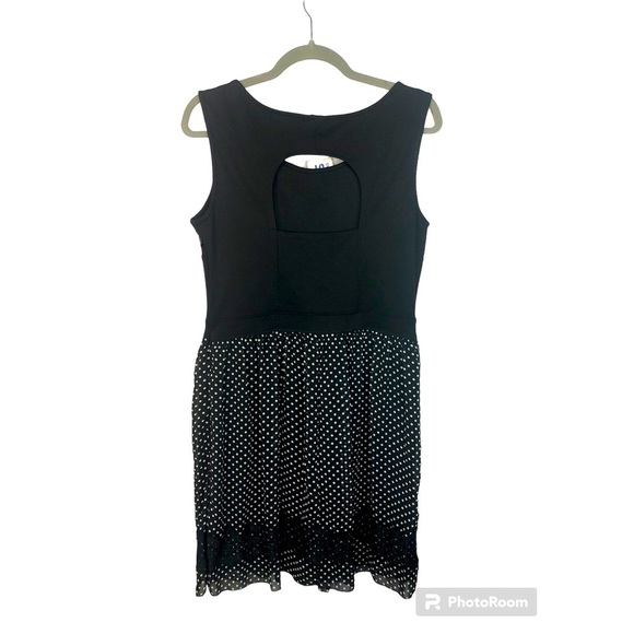 Enfocus Studio Dress Sleeveless Open Back Size Zip Soft Gathered Skirt L… - Picture 1 of 7